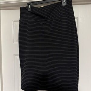 Elegant Black Striped Skirt - Lularoe size XL
